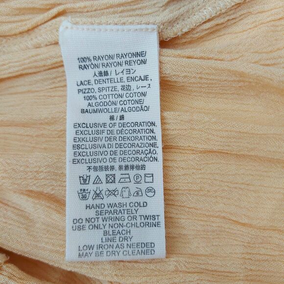 Free People Midi Dress Medium Cream Bali Will Wait For You Bohemian Embroidered - Picture 12 of 12